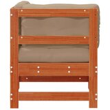  Vrtni kutni kauč Masivna borovina Vosak Smeđa - Vosak smeđa bor kutna sofa | shoptok.hr