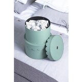 Bigso Box of Sweden Mentolno zelene kartonaste škatle s pokrovom za shranjevanje v kompletu 2 ks ø 26x17,5 cm Wilma – | Shoptok.si