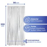Maximex Crna/u srebrnoj boji termo izolacijska zavjesa za vrata 90x200 cm – | shoptok.hr