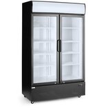ARKTIC Pultni frižider sa pozadinskim osvetljenjem, sa dvostrukim vratima, 512L, Crna, 220-240V/510W, 1120x585x(H)1900mm | Eponuda.com