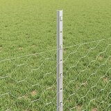  Heksagonalna ograda s stubom 25 x 0,5 m Pocinčani čelik Srebrna | shoptok.hr