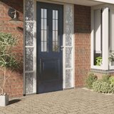 vidaXL Okenska folija 2 kosa matirana vzorec cvetja PVC | Shoptok.si