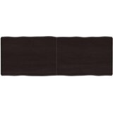 Stolna ploča tamnosmeđa 140x50x(2-6) cm obrađena hrastovina | shoptok.hr