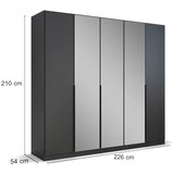 Rauch Möbel OMARA S KLASIČNIMI VRATI, siva | Shoptok.si
