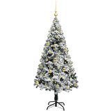  Umestno božično drevo Zelena 150 cm PVC, jeklo in plastika | Shoptok.si
