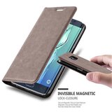 Cadorabo Ohišje, združljivo z Samsung Galaxy S6 EDGE v kavovinsko rdeča - Zaščitni ovitek z magnetnim zapiranjem, stoječo funkcijo in režo za kartice, (20549924) | Shoptok.si