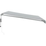 Tenda na automatsko uvlačenje antracit i bijela 450 x 350 cm | shoptok.hr
