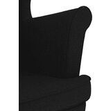  Fotelj črn 74x84x100 cm blago | Shoptok.si
