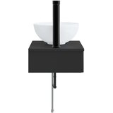  Zidni sudoper Crna 40 x 35 x 39 cm Konstruirano drvo | shoptok.hr