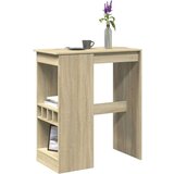 vidaXL Barski stol s držačima boja hrasta 90x47,5x103,5 cm drveni Cijene