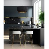  Duolla - Luster na kablu KOBO 1xE27/15W/230V, prečnik 45 cm, crna/zlatna | Eponuda.com