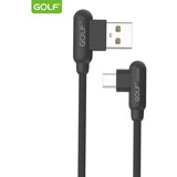 MIKRO usb kabl 1m 90° GOLF GC-45m crni
