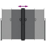  Uvlačiva bočna tenda crna 180 x 600 cm | shoptok.hr