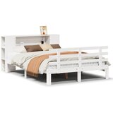  s regalom z knjige bez madraca bijeli 140x190cm borovina | shoptok.hr