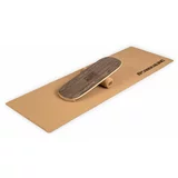 Boarderking Indoorboard Flow, ravnotežna deska, podloga, valj, les/pluta