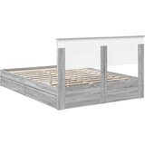  Krevet s od storage Siva Sonoma 150 x 200 cm Konstruirano drvo | shoptok.hr