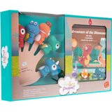 Set gumenih lutaka dinosaura + knjiga | Shoptok.si