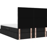  Krevet s od storage s madracem Crna 140 x 190 cm Lažna koža | shoptok.hr