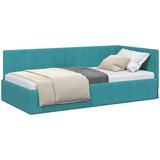  Kutni okvir kreveta Tirkizna 100 cm x 200 cm Baršun | shoptok.hr