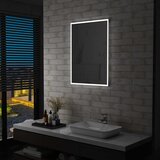 vidaXL Kupaonsko LED zidno ogledalo 60 x 80 cm Cijene