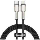 Baseus iPhone USB-C - Lightning Cafule Metal Data Power Delivery kabel 20W 1m - črn, (21091178) | Shoptok.si
