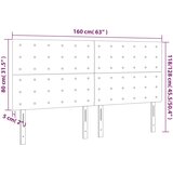  Uzglavlje crno 160x5x118/128 cm baršunasto | shoptok.hr