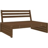  Vrtni sredinski kavč medeno rjav 120x80 cm trdna borovina | Shoptok.si