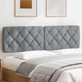 vidaXL Vzglavna stranica svetlo siva 180 cm blago | Shoptok.si