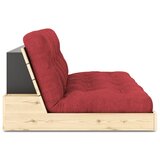 Karup Design Crvena sklopiva sofa od samta 196 cm Base – | shoptok.hr