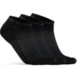 Craft Nogavice core dry shaftless 3-pack black | Shoptok.si