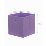 XXXL Zložljiva Škatla Cubi New, Lila | Shoptok.si
