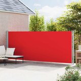  Uvlačiva bočna tenda za terasu 180 x 600 cm crvena | shoptok.hr