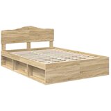  Konstrukcija postelje z vzglavjem Sonoma hrast 150 x 200 cm, (5000102225) | Shoptok.si