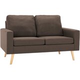  2-dijelni set sofa od tkanine smeđi | shoptok.hr