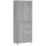  Visoka komoda siva sonome 69,5x34x180 cm od konstruiranog drva | shoptok.hr