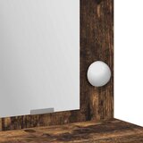  Toaletni stol s policom Dimljeni hrast 75,5 x 41 x 135 cm | shoptok.hr