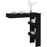  Zidni barski stol crni 102 x 45 x 103,5 cm konstruirano drvo | Shoptok.si