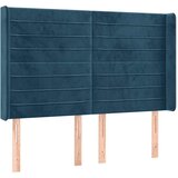  box spring s madracem LED tamnoplavi 140x190 cm baršun | shoptok.hr