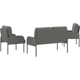  Setovi sofa 3 pcs Tamno siva 115 x 56 x 80 cm Šperploča | shoptok.hr