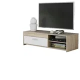 TV elementi Meuble TV PILVI chêne sonoma et blanc Bež