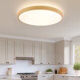  Brilagi-LED prigušiva svetiljka GLASS POOL DOUBLE LED/80W/230V 60 cm u dekoru drveta + daljinski upravljač | Eponuda.com
