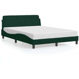  Okvir za krevet Dover tamnozeleni 140x200 cm baršunasti | shoptok.hr