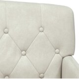  Ljubavni kauč s gumbima Krem 111 x 65 x 79 cm Baršun | Eponuda.com