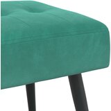  Klupa s gumbastim tkanjem Tirkizna 60 x 40 x 45 cm Baršun | Eponuda.com