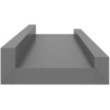  Zidne police 4 kom sive 40 x 9 x 3 cm | Eponuda.ba