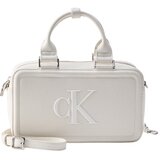 Calvin Klein Ručna torbica 'BOLD CK ELONGATED' bijela Cijene