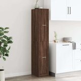 vidaXL Lekarniška omara rjavi hrast 30x41x174,5 cm inženirski les | Shoptok.si