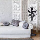  Stojeći ventilator, prečnik 43 cm, 55W/230V, crne boje | Eponuda.com