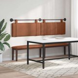  Držeće uzglavlje Zidne Smeđa 210 x 55 x 5 cm Antikni PU - Smeđa 200 cm bez LED | shoptok.hr