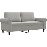  Dvosjed Svjetlosiva 140 cm baršunasti | shoptok.hr